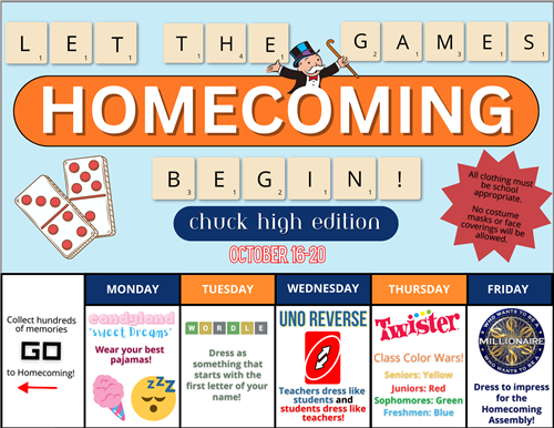 Homecoming Spirit Days